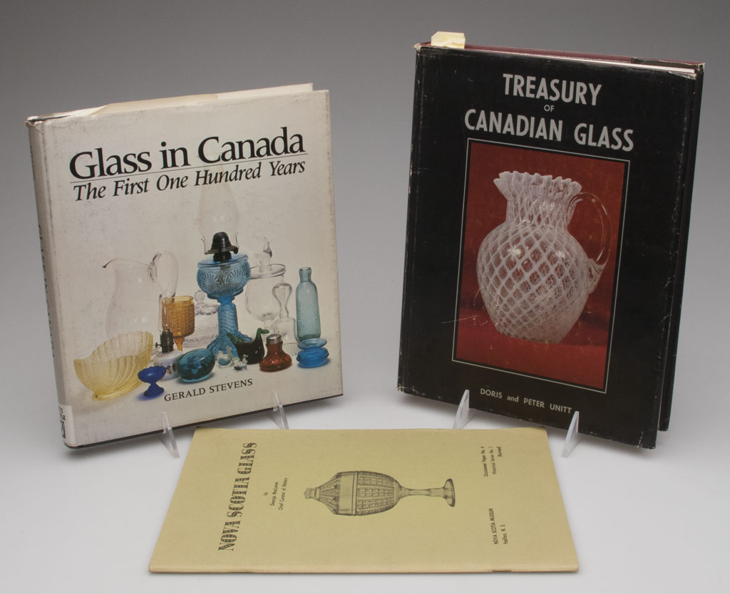 CANADIAN GLASS REFERENCE VOLUMES, LOT OF THREE