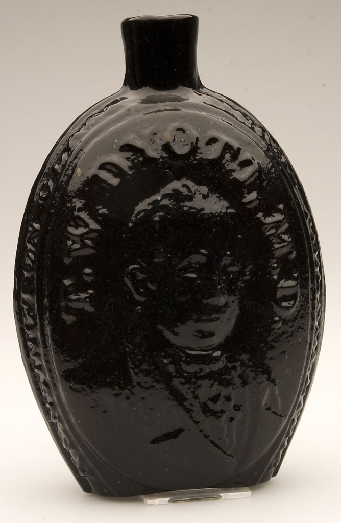 GI-94 FRANKLIN / DYOTT PORTRAIT FLASK pint