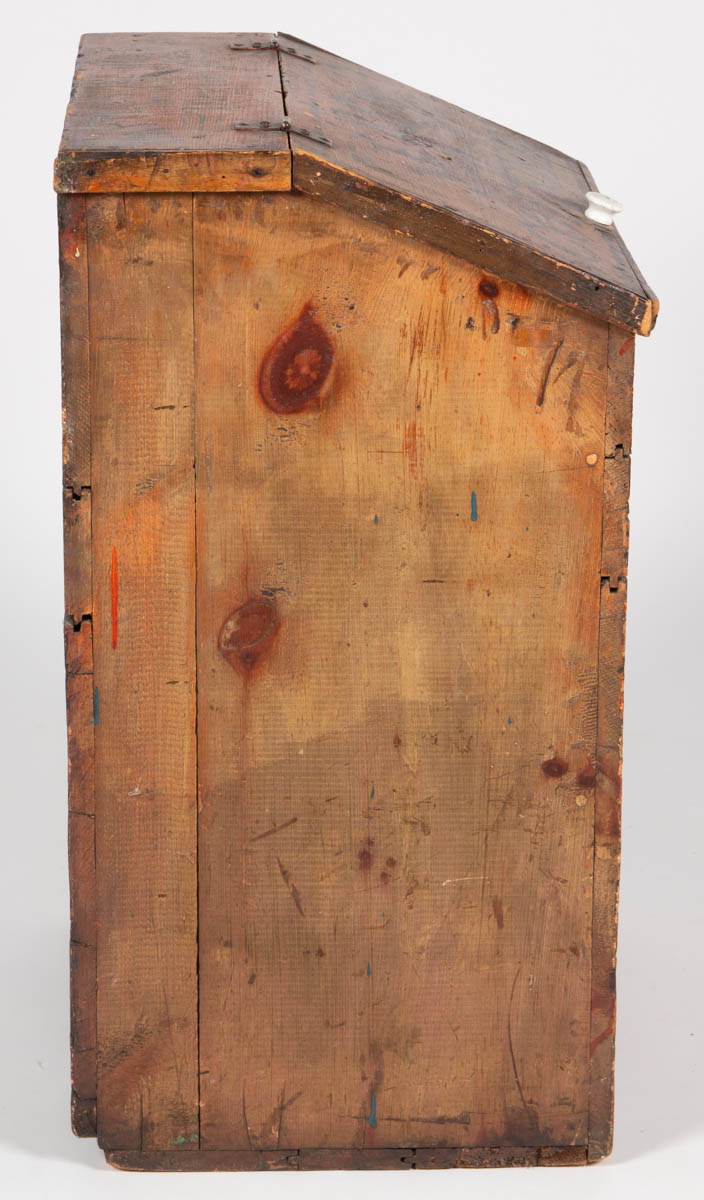 JERSEY COFFEE PAINTED WOODEN ADVERTISING STORE BIN Jeffrey S. Evans