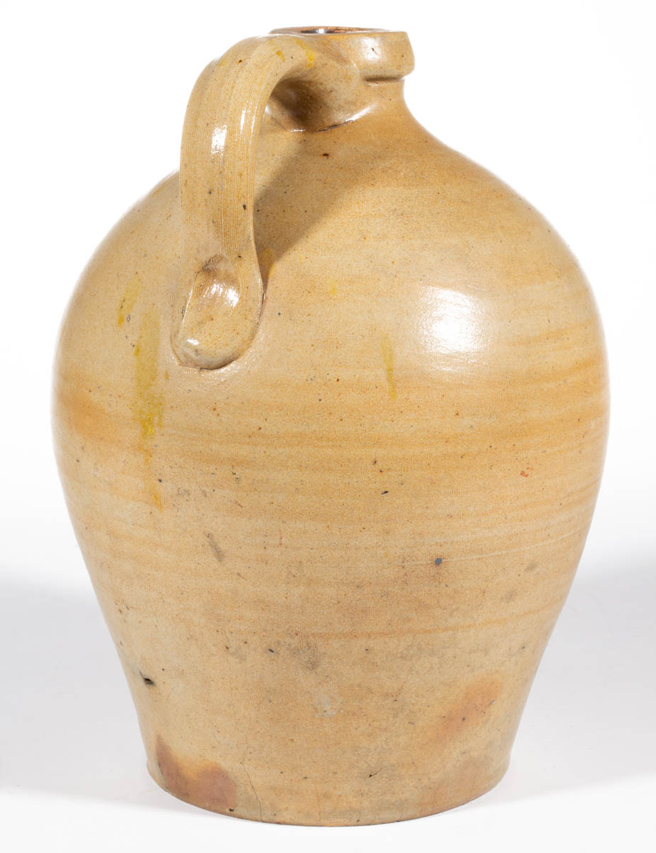 NORTHEASTERN DATED AND DECORATED STONEWARE JUG