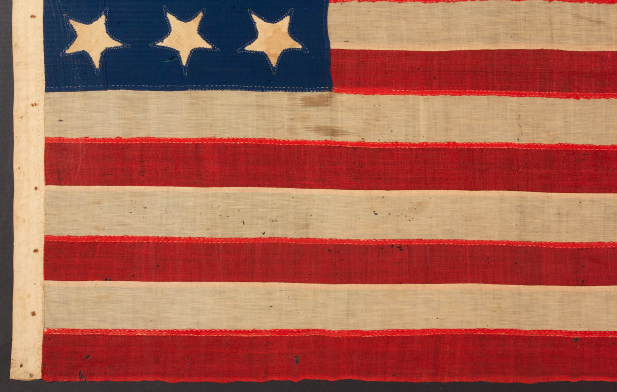 EARLY 12-STAR AMERICAN NATIONAL FLAG