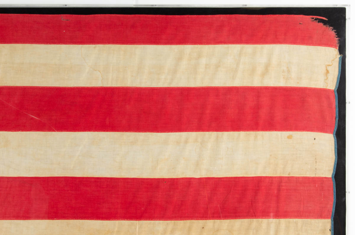 35-STAR AMERICAN NATIONAL CIVIL WAR-PERIOD WEST VIRGINIA STATEHOOD FLAG