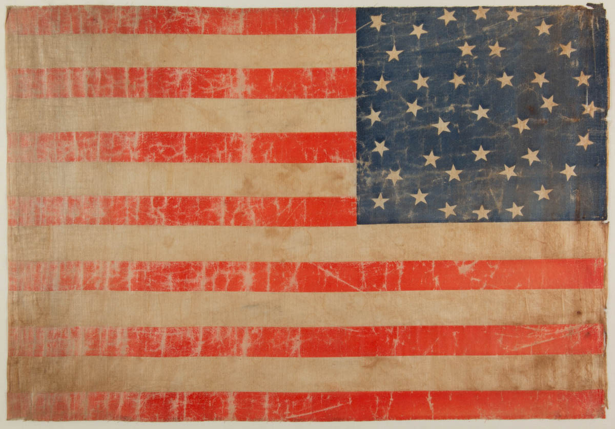 38-STAR AMERICAN NATIONAL COLORADO STATEHOOD FLAG BANNER