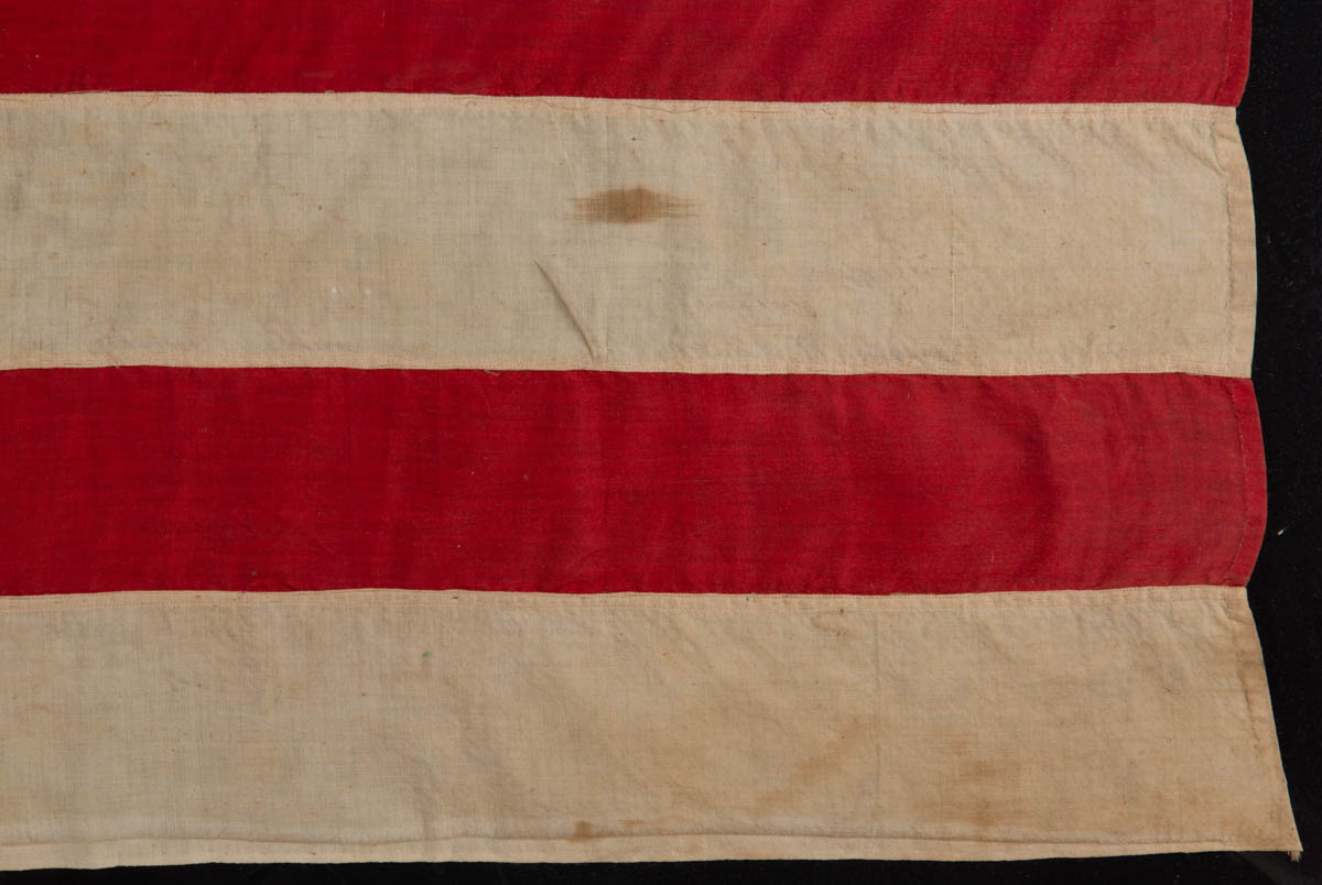 SCARCE SOUTHERN FIVE-STAR PROTO-CONFEDERATE “INCLUSIONARY” FLAG