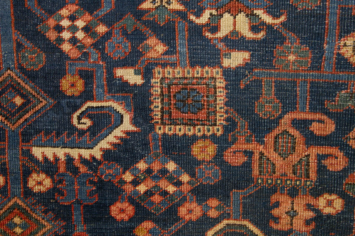 ANTIQUE PERSIAN ORIENTAL ROOM-SIZE RUG / CARPET