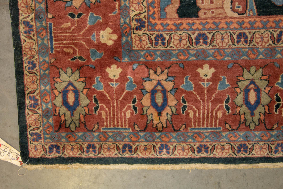 ANTIQUE PERSIAN ORIENTAL ROOM-SIZE RUG / CARPET