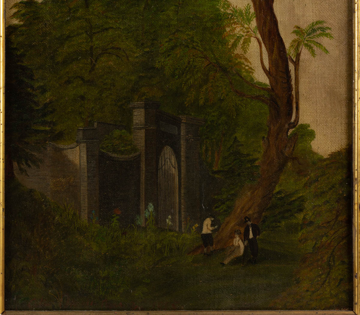 AMERICAN SCHOOL (19TH CENTURY) VIRGINIA HISTORICAL LANDSCAPE PAINTING