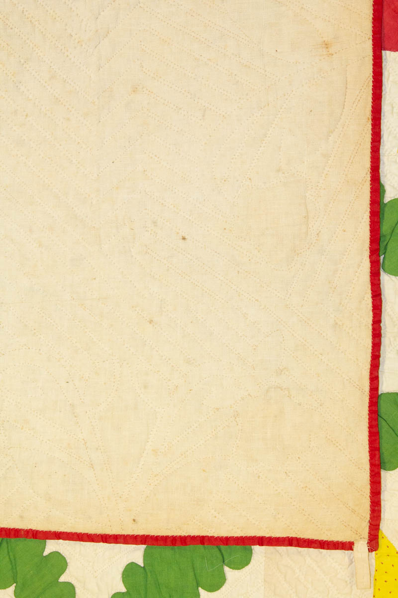MID-ATLANTIC “LEMOYNE STAR” APPLIQUE, PIECED, AND TRAPUNTO QUILT