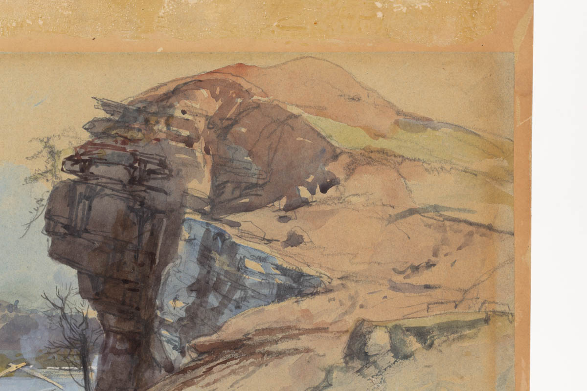HARRY FENN (AMERICAN, 1845-1911) CHATTANOOGA, TENNESSEE ORIGINAL ILLUSTRATION FOR PICTURESQUE AMERICA