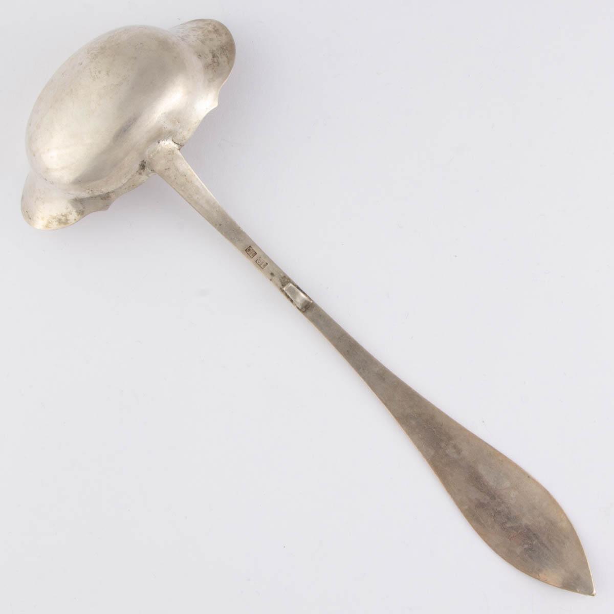 BALTIMORE, MARYLAND, OR POSSIBLY PHILADELPHIA, COIN SILVER SAUCE LADLE