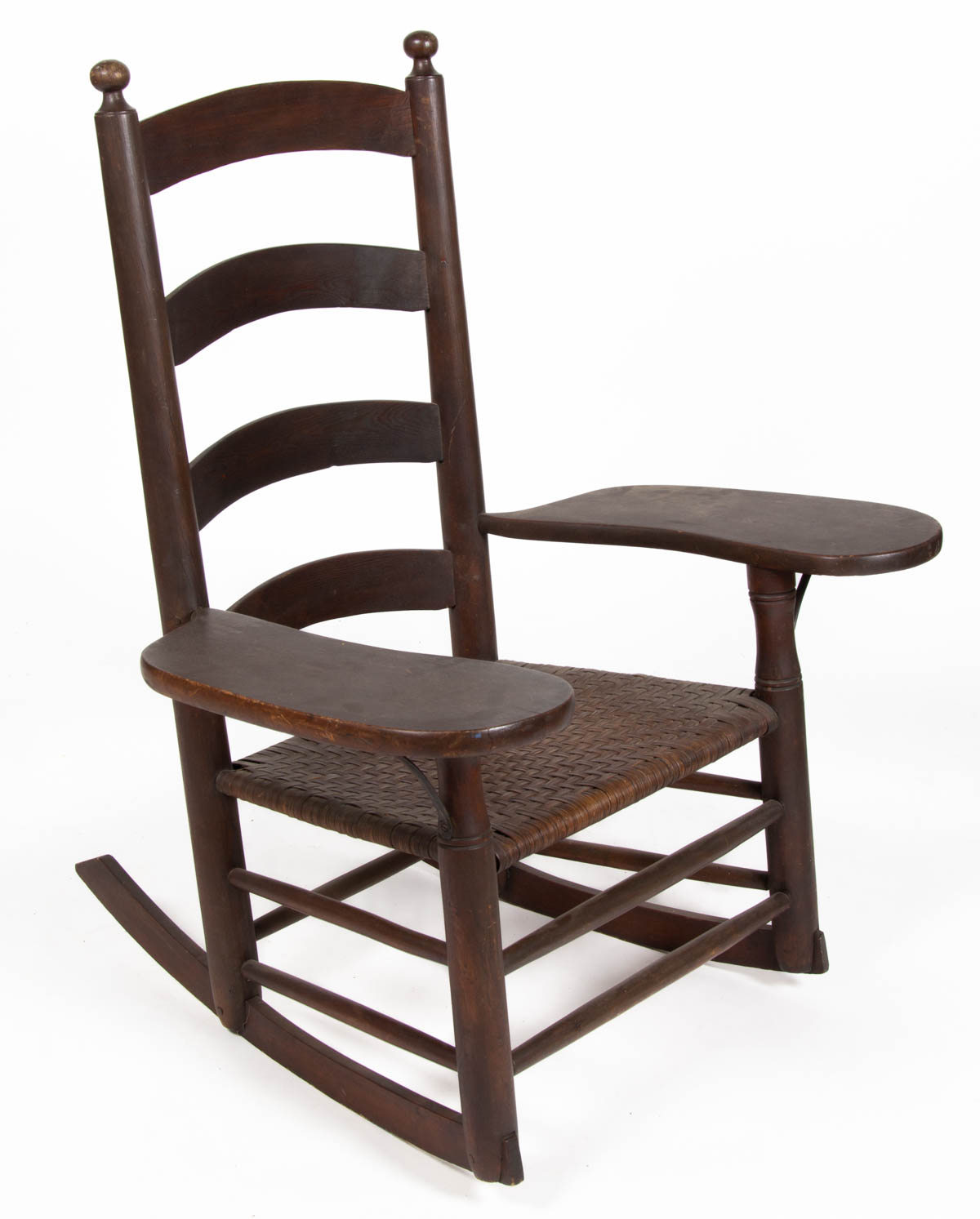 SHENANDOAH VALLEY OF VIRGINIA WRITING-ARM ROCKING CHAIR