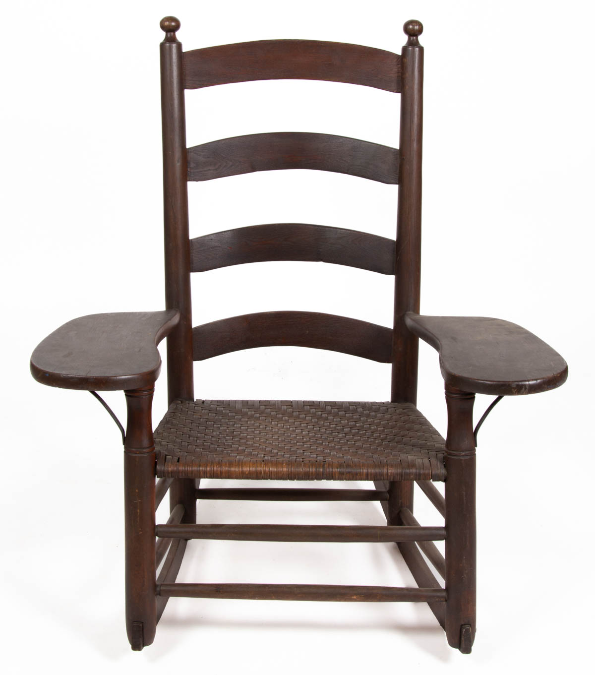 SHENANDOAH VALLEY OF VIRGINIA WRITING-ARM ROCKING CHAIR