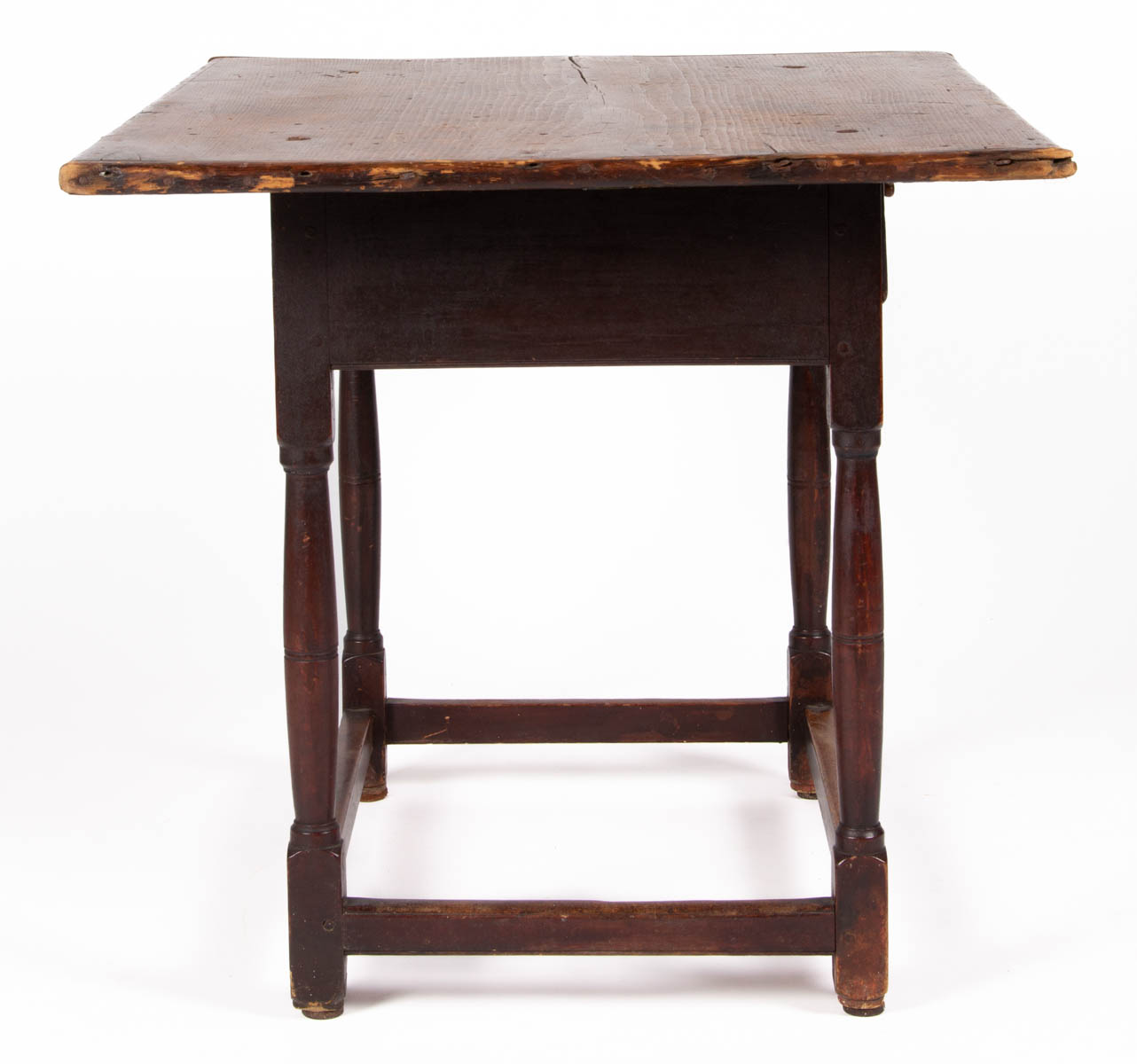 NEW ENGLAND PAINTED PINE TAVERN / WORK TABLE