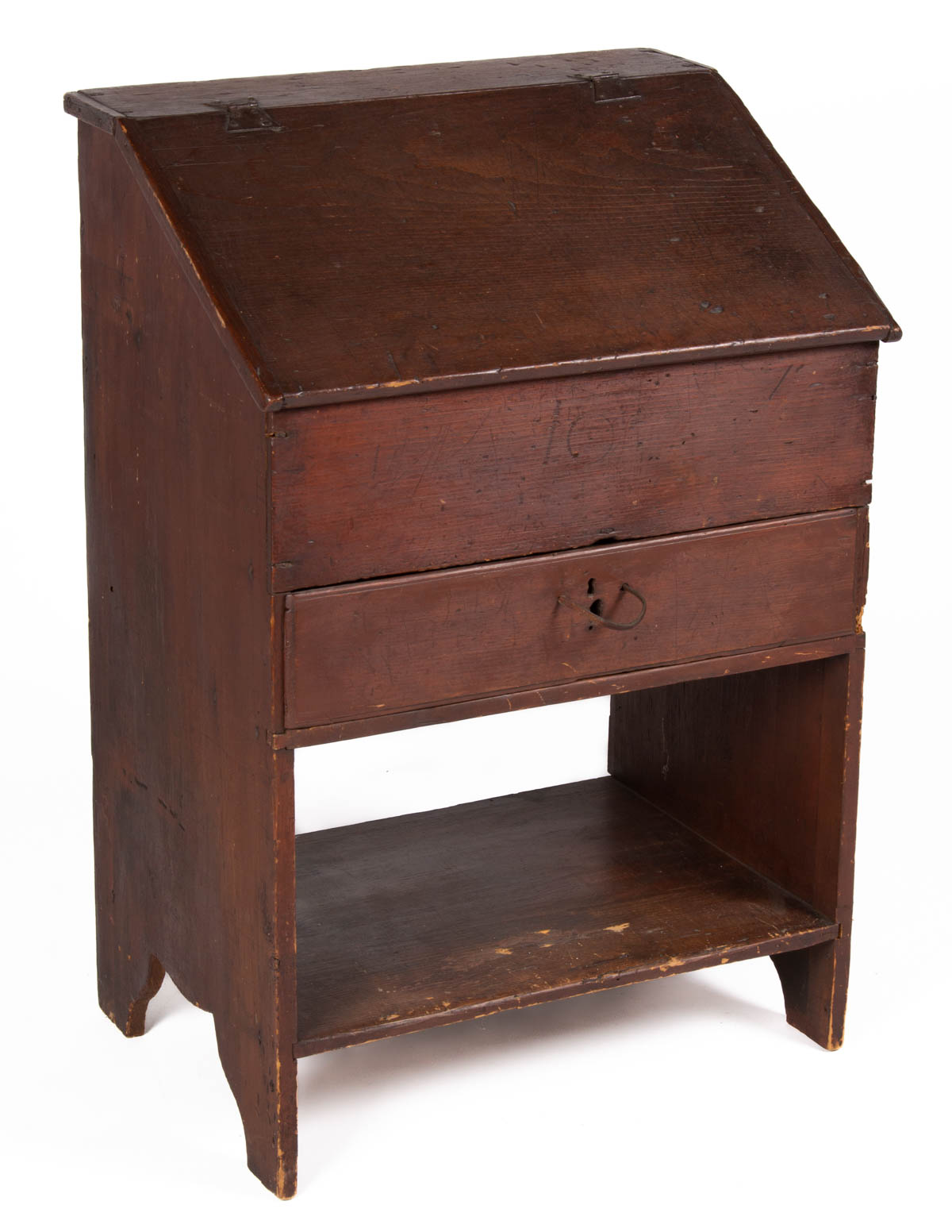 NEW ENGLAND PAINTED PINE DIMINUTIVE DESK
