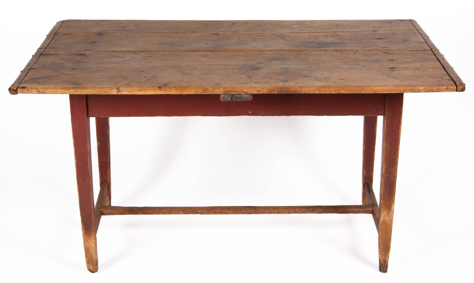 NEW ENGLAND COUNTRY PAINTED PINE FARM TABLE