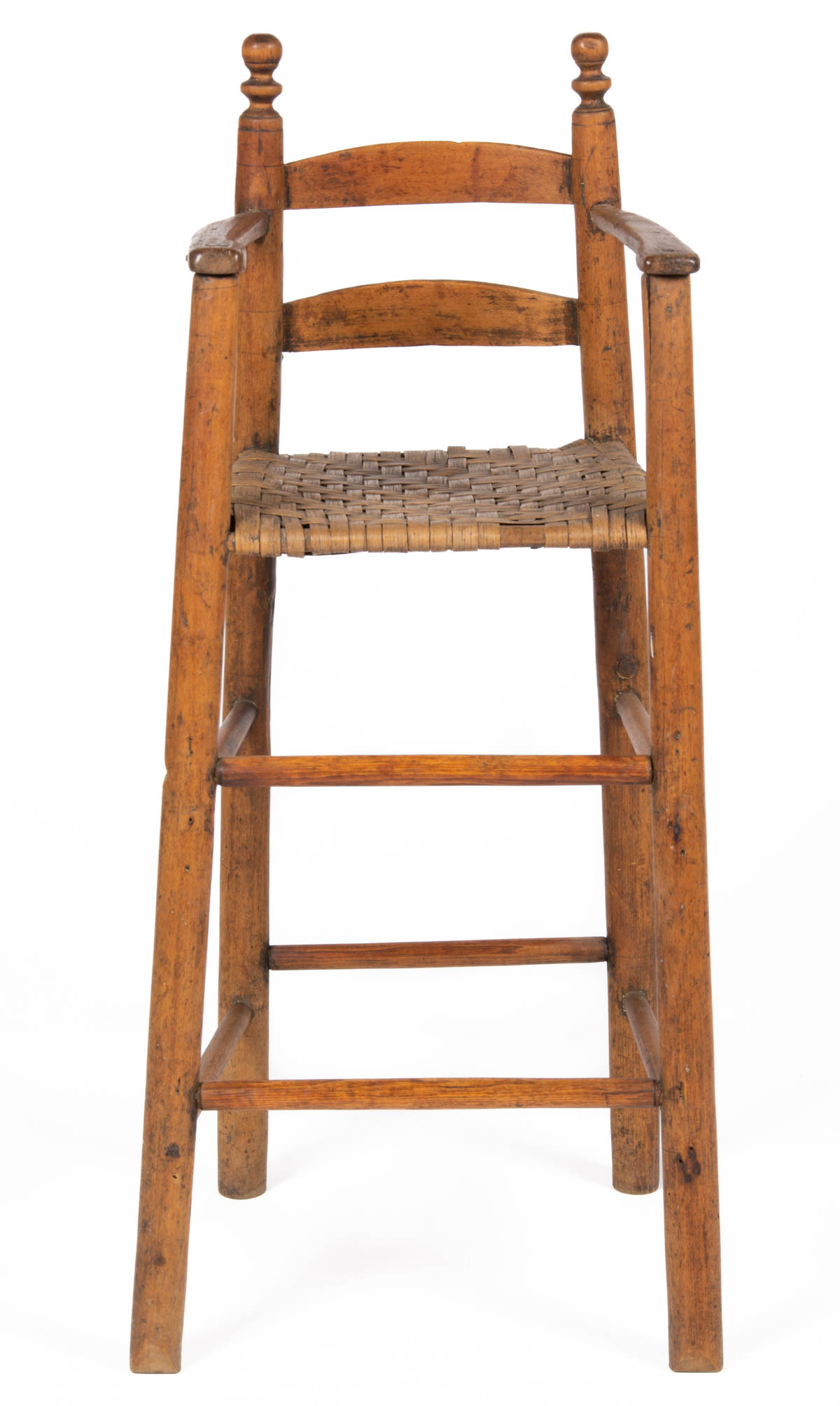 AMERICAN COUNTRY LADDER-BACK HIGH CHAIR