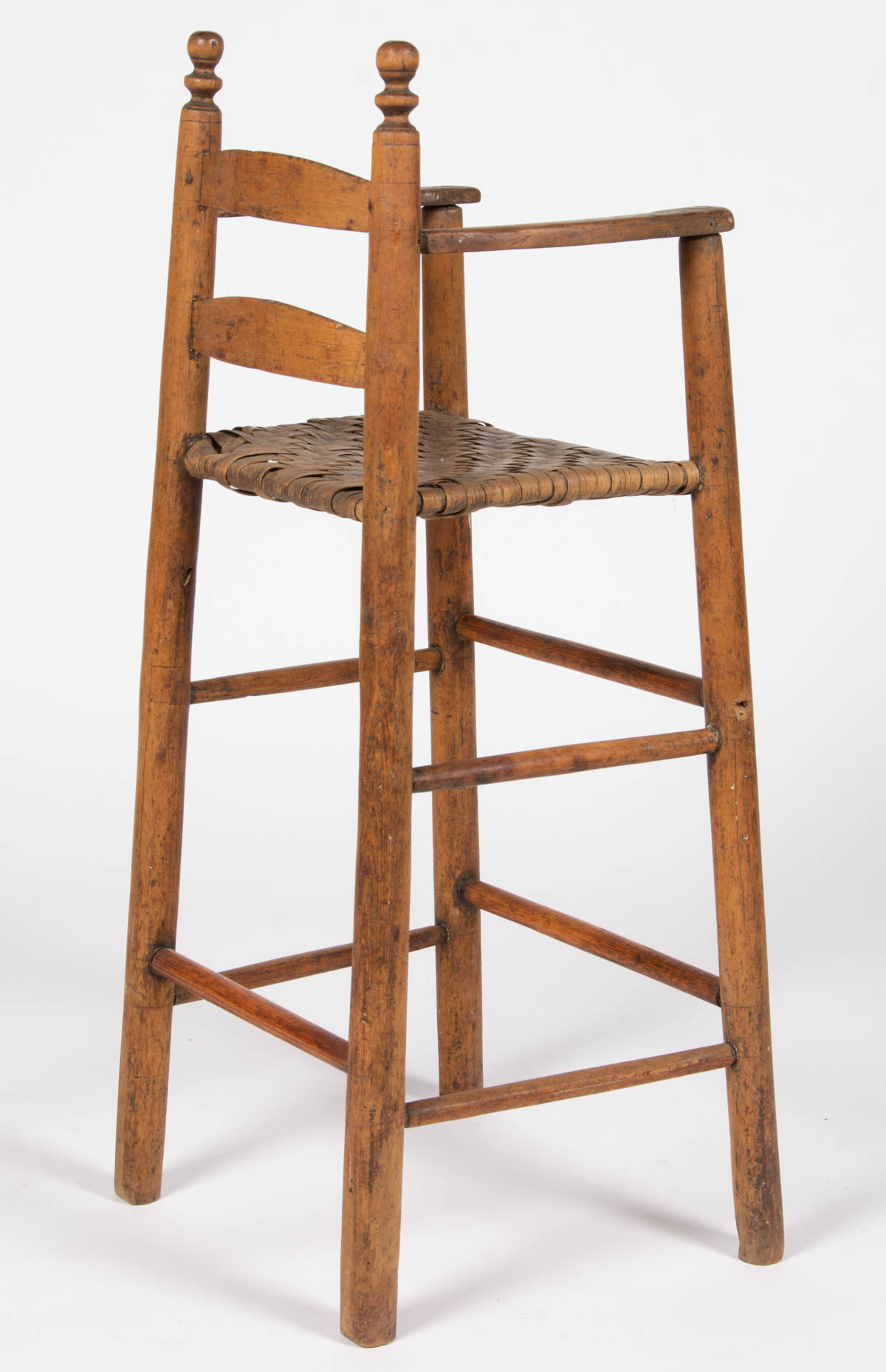 AMERICAN COUNTRY LADDER-BACK HIGH CHAIR