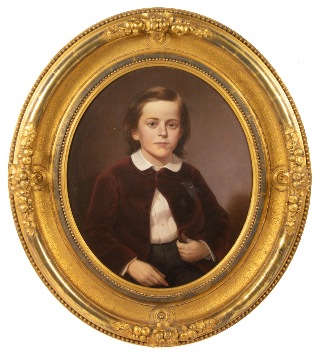 AMERICAN SCHOOL (19TH CENTURY) PORTRAIT OF A YOUNG BOY
