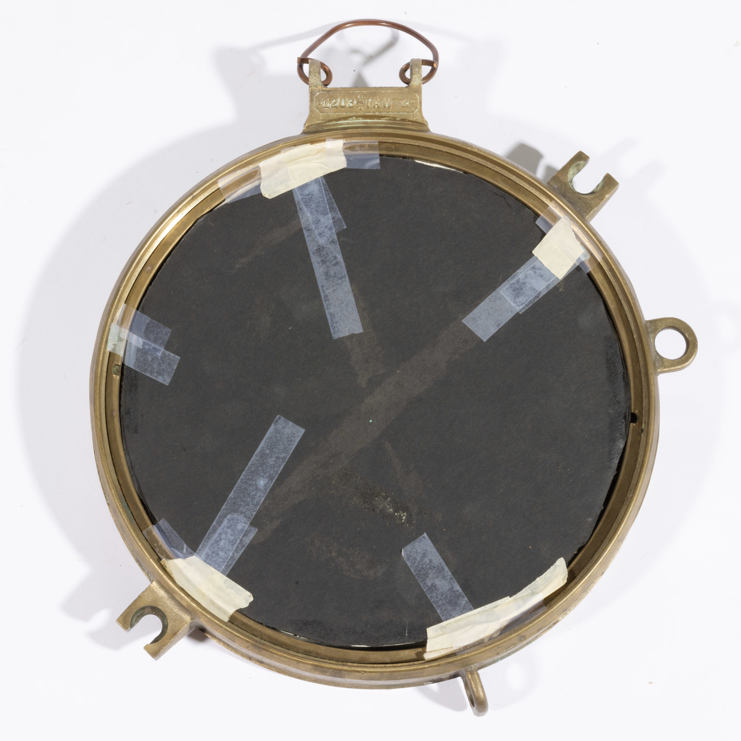 CAST-BRASS SHIP’S PORTHOLE COVER,