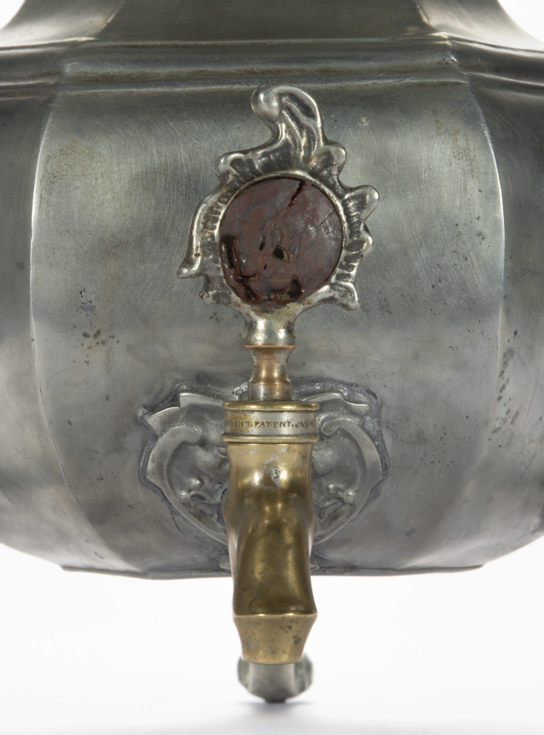 GERMAN CLEMENS ARNOLD INGENOHL PEWTER URN,