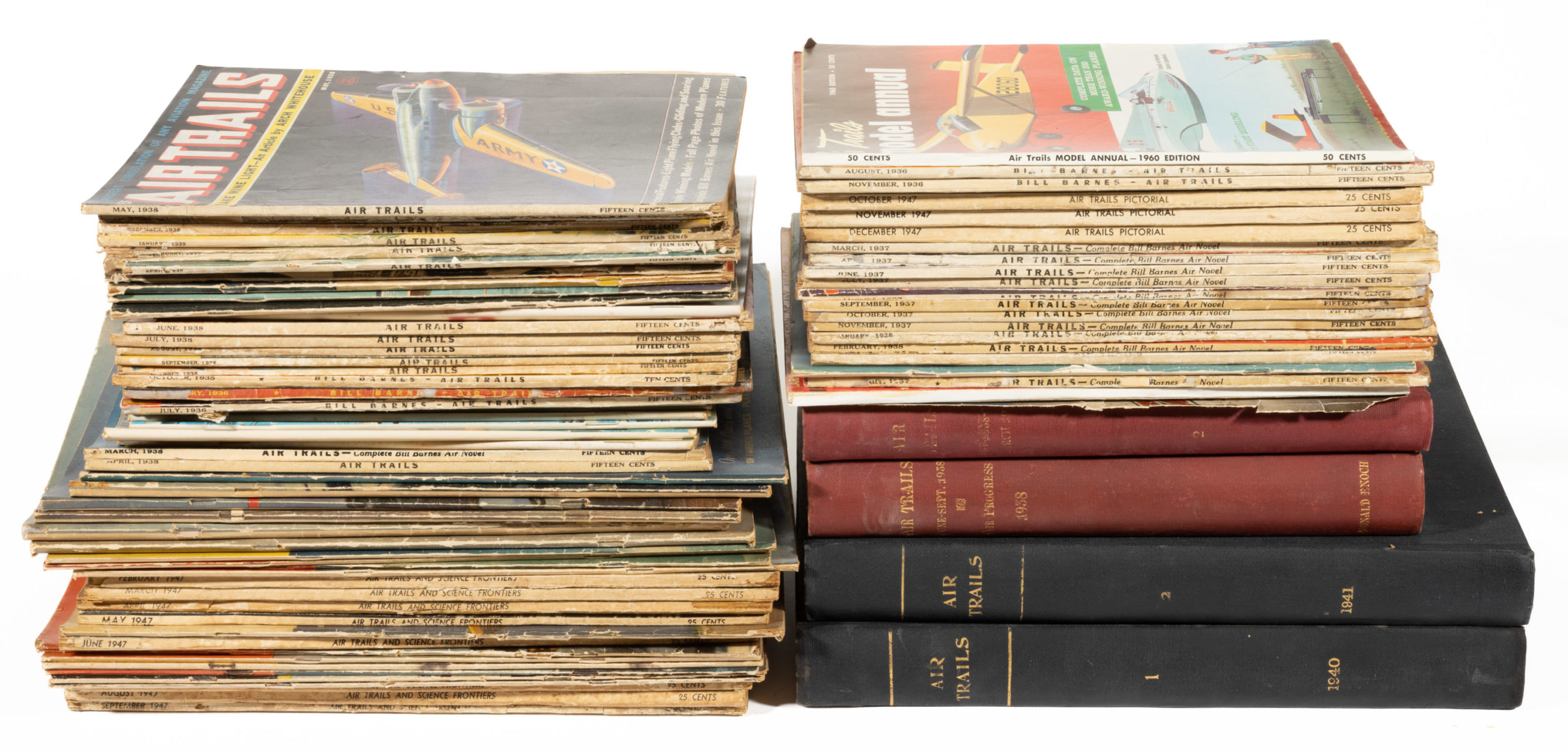 AIR TRAILS MAGAZINES AND VOLUMES, UNCOUNTED LOT,