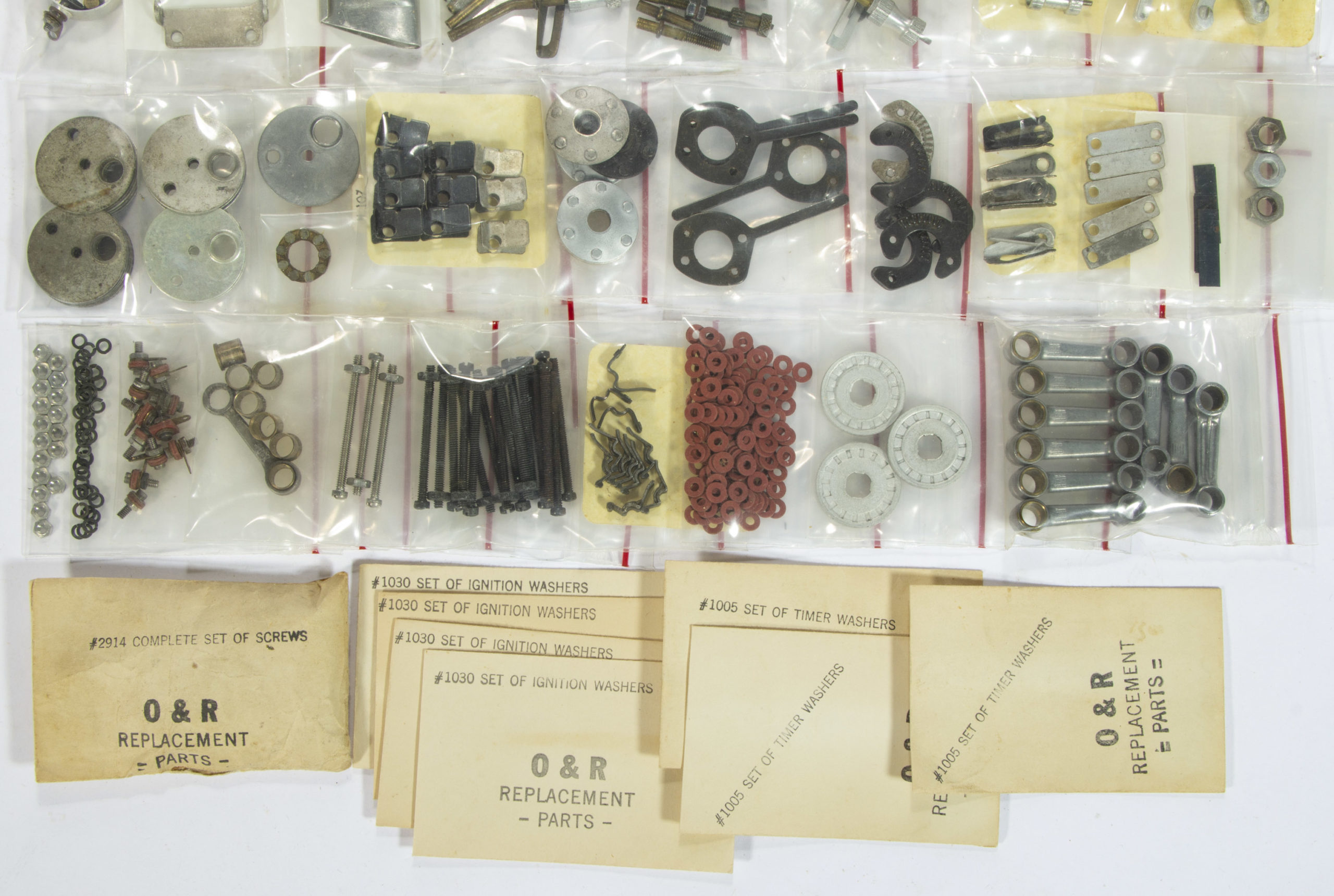 OHLSSON & RICE (O & R) ASSORTED MODEL AIRPLANE ENGINES AND PARTS, UNCOUNTED LOT,