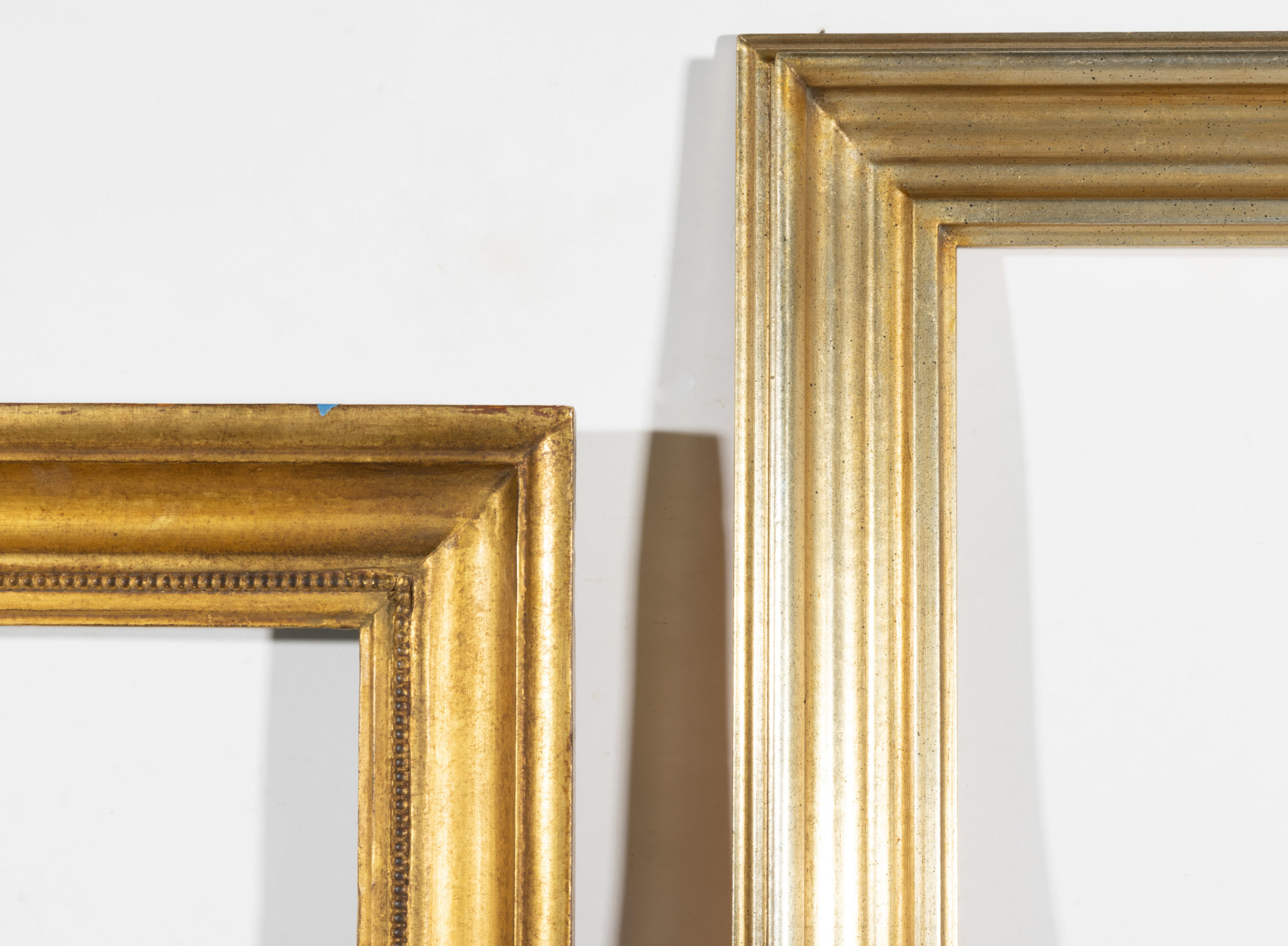 ANTIQUE-STYLE PICTURE FRAMES, LOT OF FIVE,