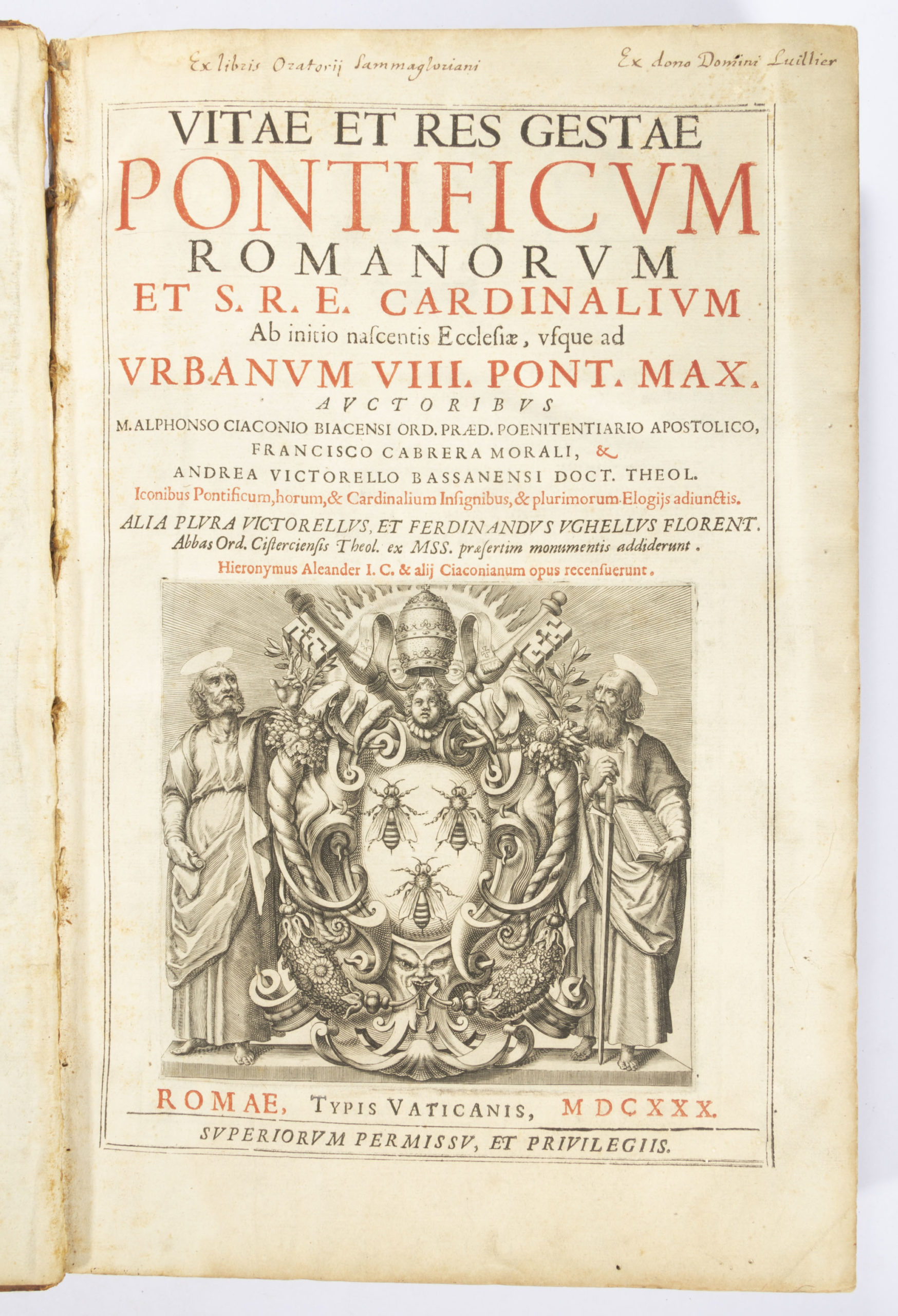 17TH CENTURY ROMAN CATHOLICISM ILLUSTRATED VOLUME,