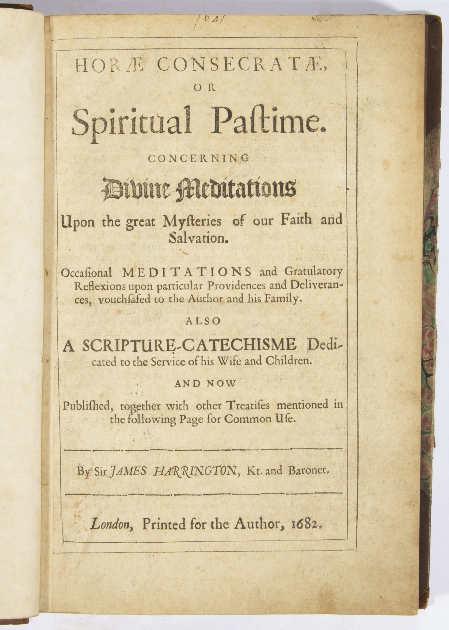 ANTIQUARIAN 17TH CENTURY RELIGIOUS VOLUME,