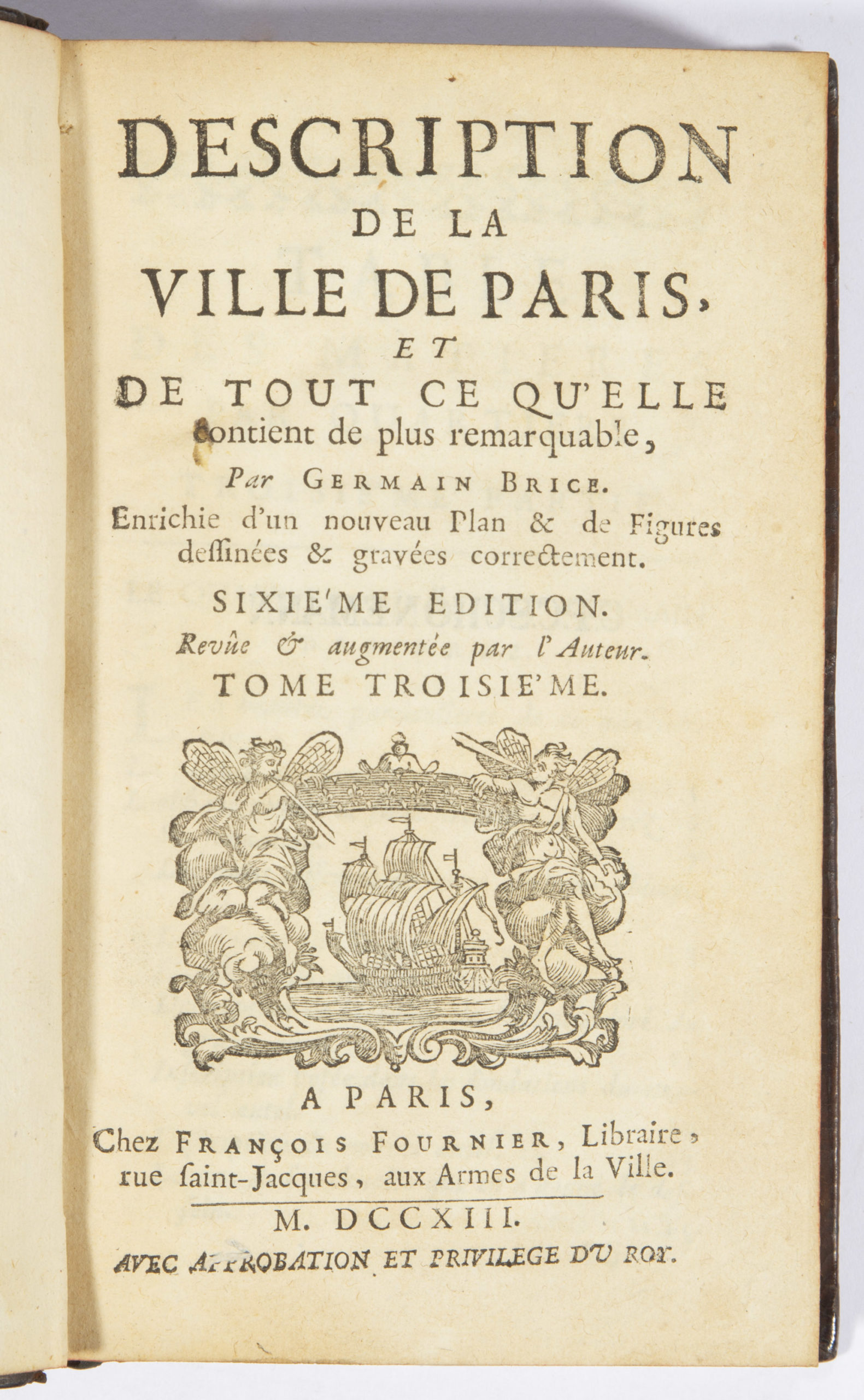 ANTIQUARIAN PARIS, FRANCE TRAVEL THREE-VOLUME SET,