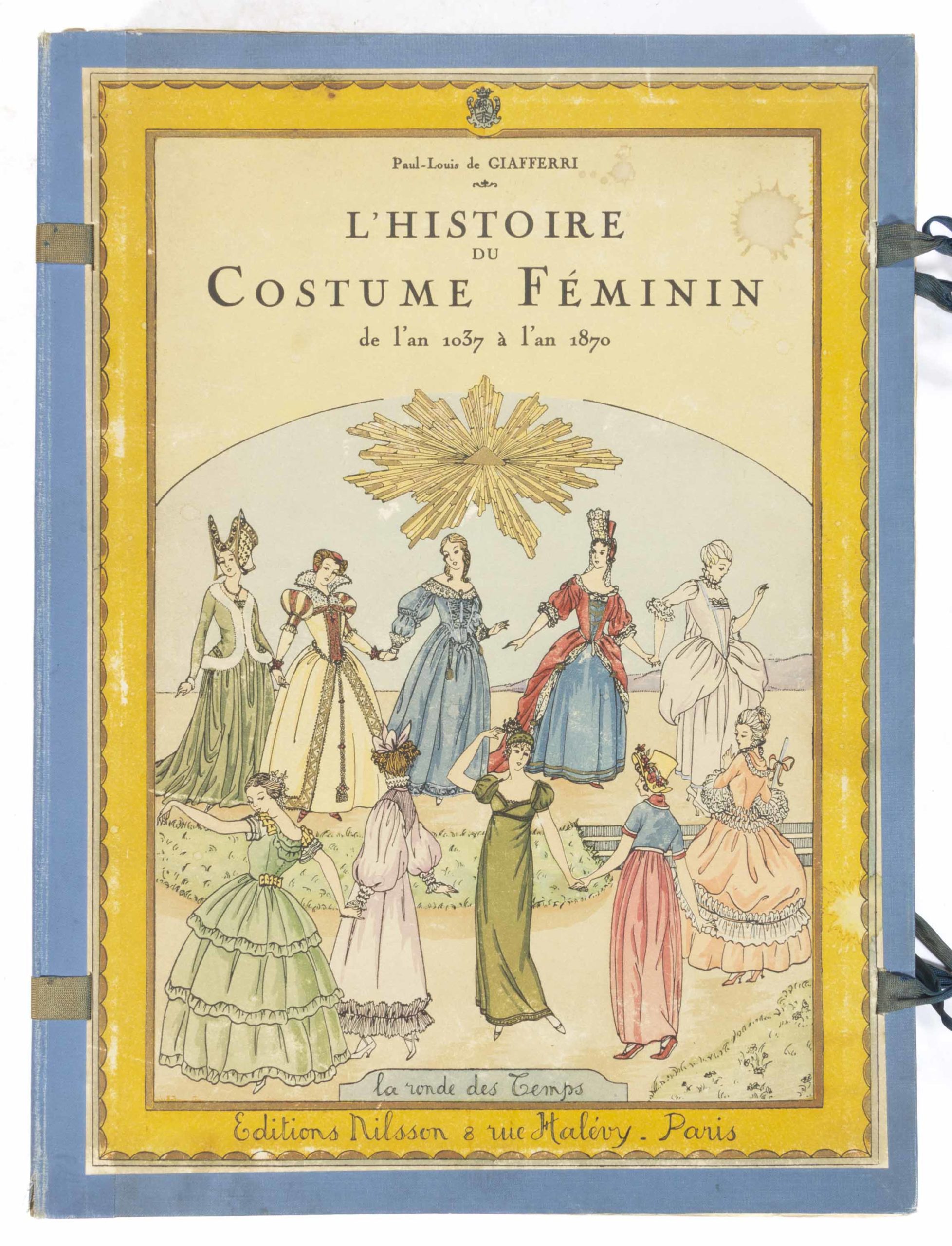 ASSORTED COSTUME / FASHION VOLUMES, LOT OF TWO,