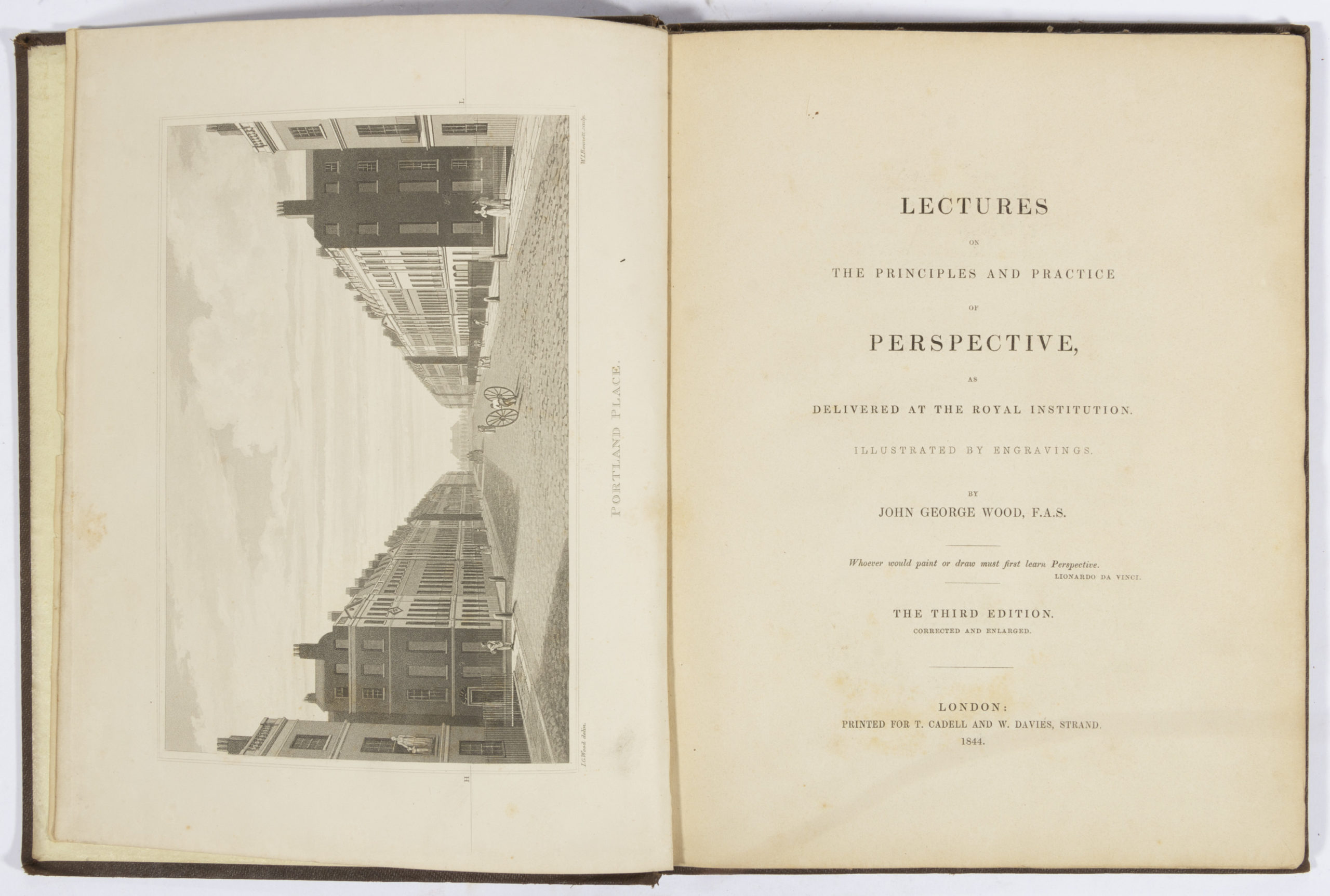 ANTIQUARIAN DRAWING FINE ART VOLUMES, LOT OF THREE,