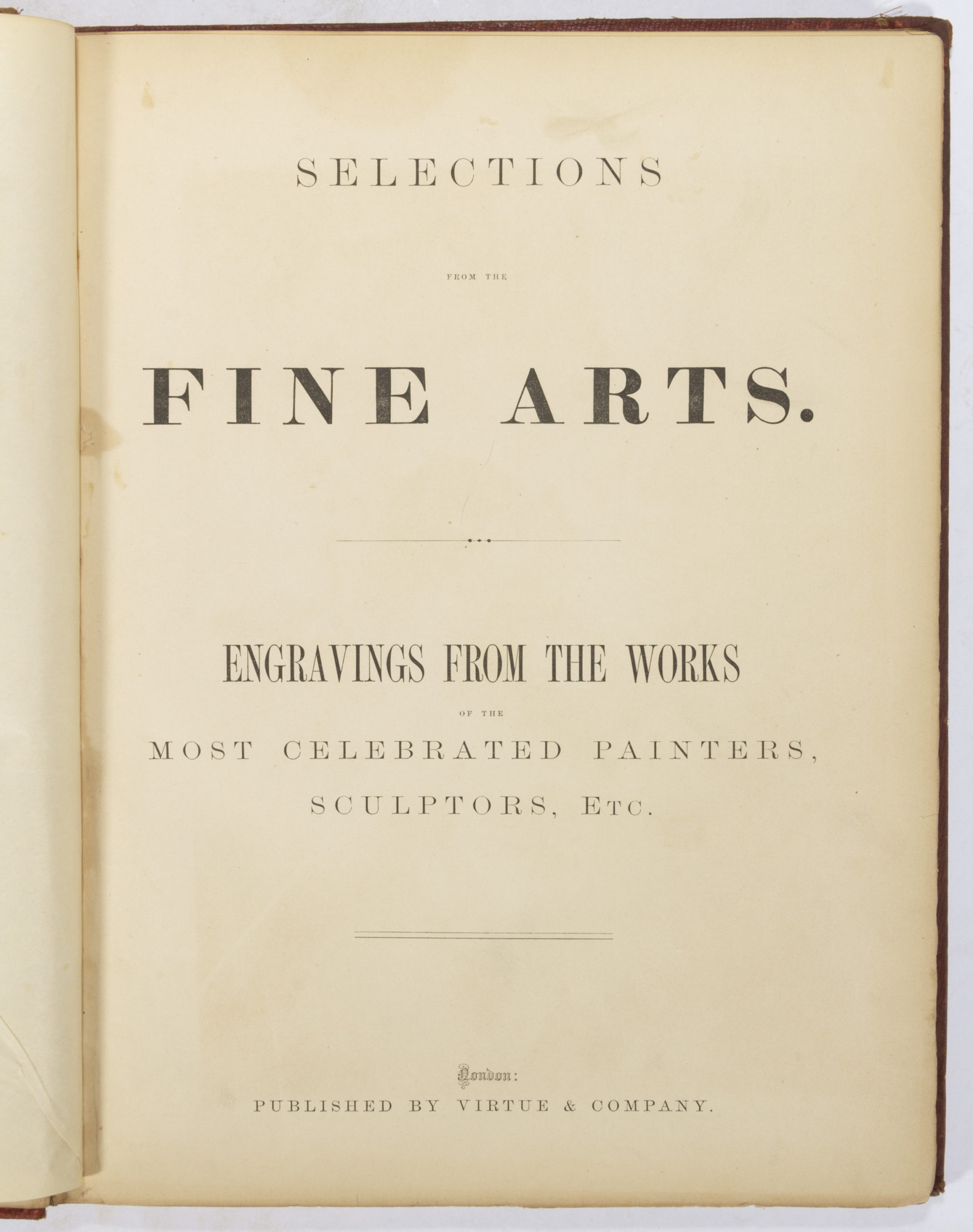 ANTIQUARIAN FINE ART ILLUSTRATED VOLUMES, LOT OF TWO,