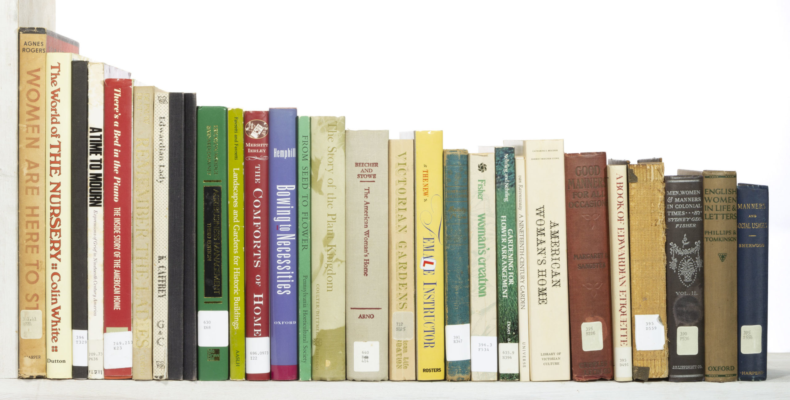 HOME ECONOMICS / WOMEN’S STUDIES REFERENCE VOLUMES, LOT OF 29,