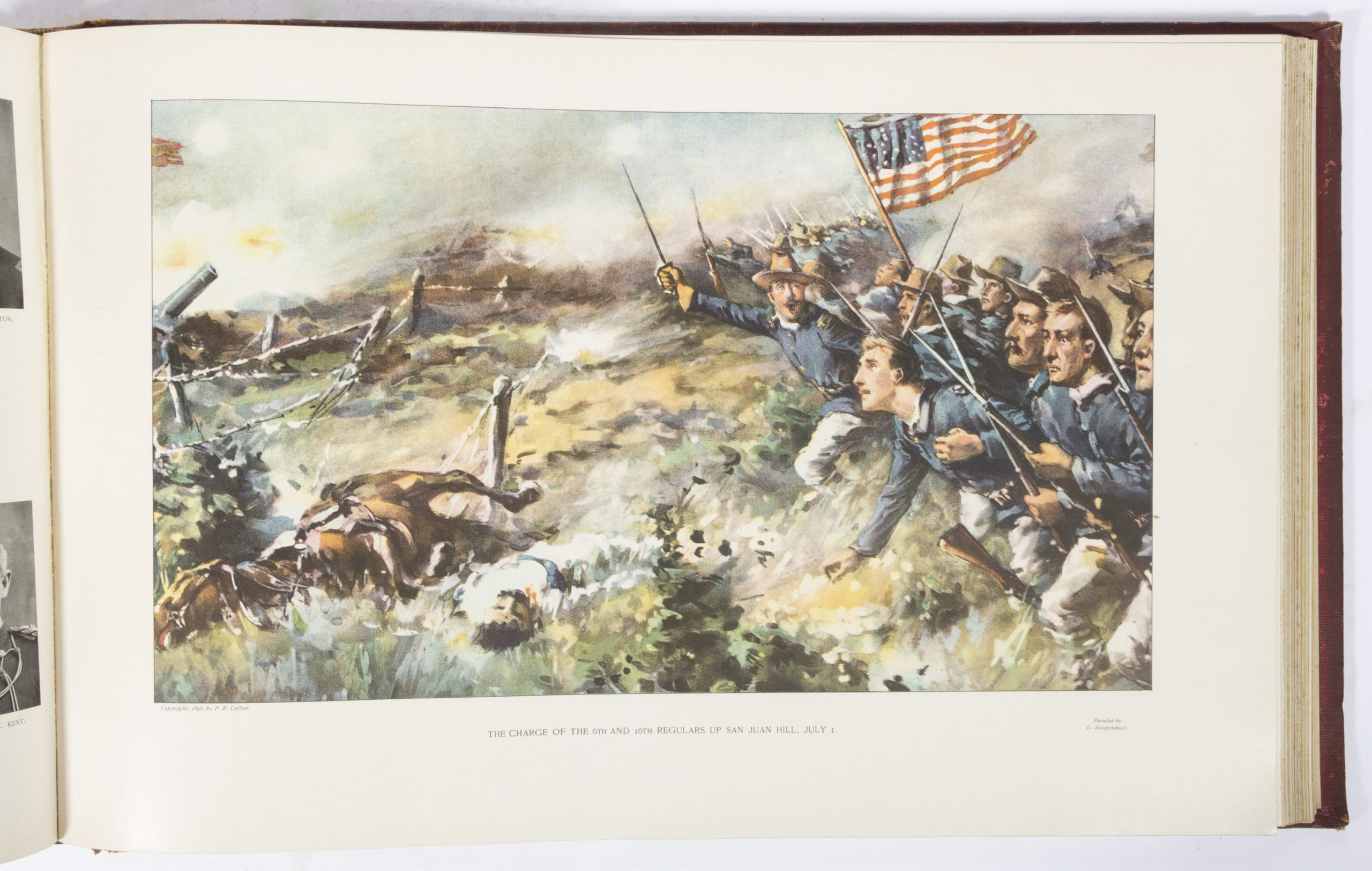 ANTIQUARIAN SPANISH AMERICAN WAR ILLUSTRATED VOLUME,