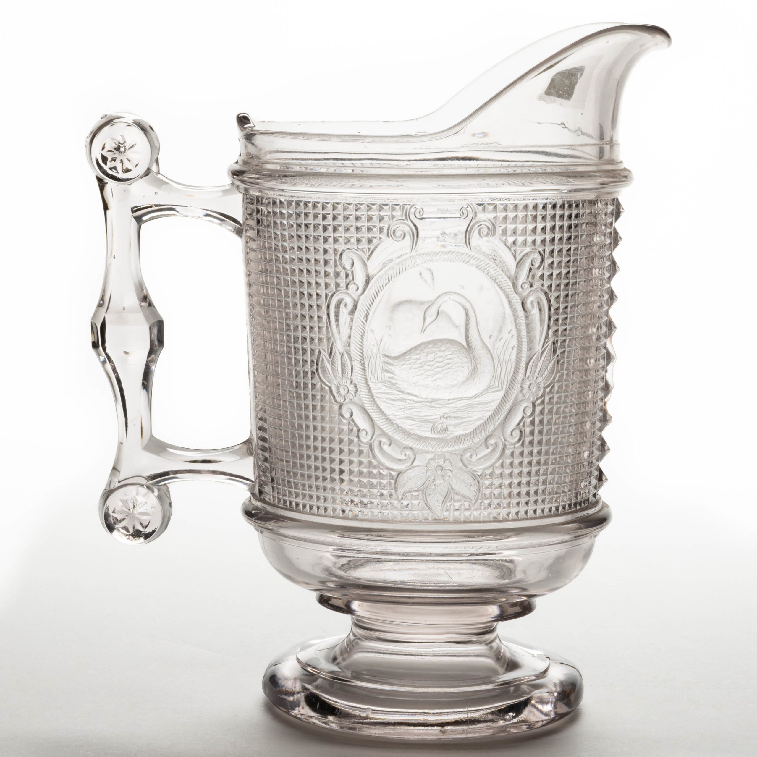 SWAN / NETTED SWAN WATER PITCHER,
