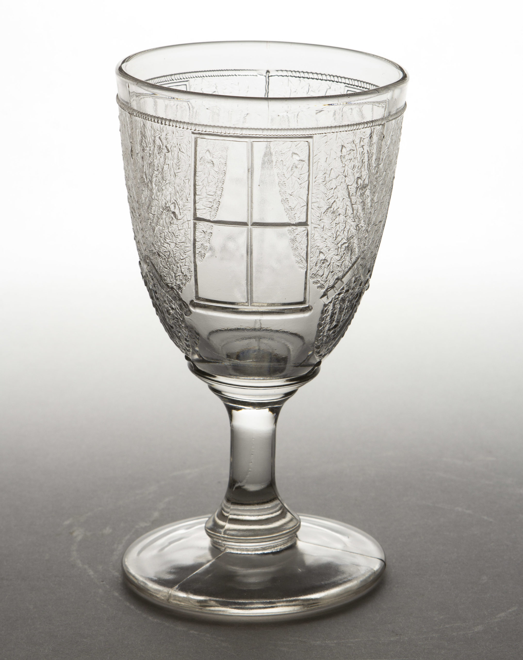 DRAPED WINDOW GOBLET,