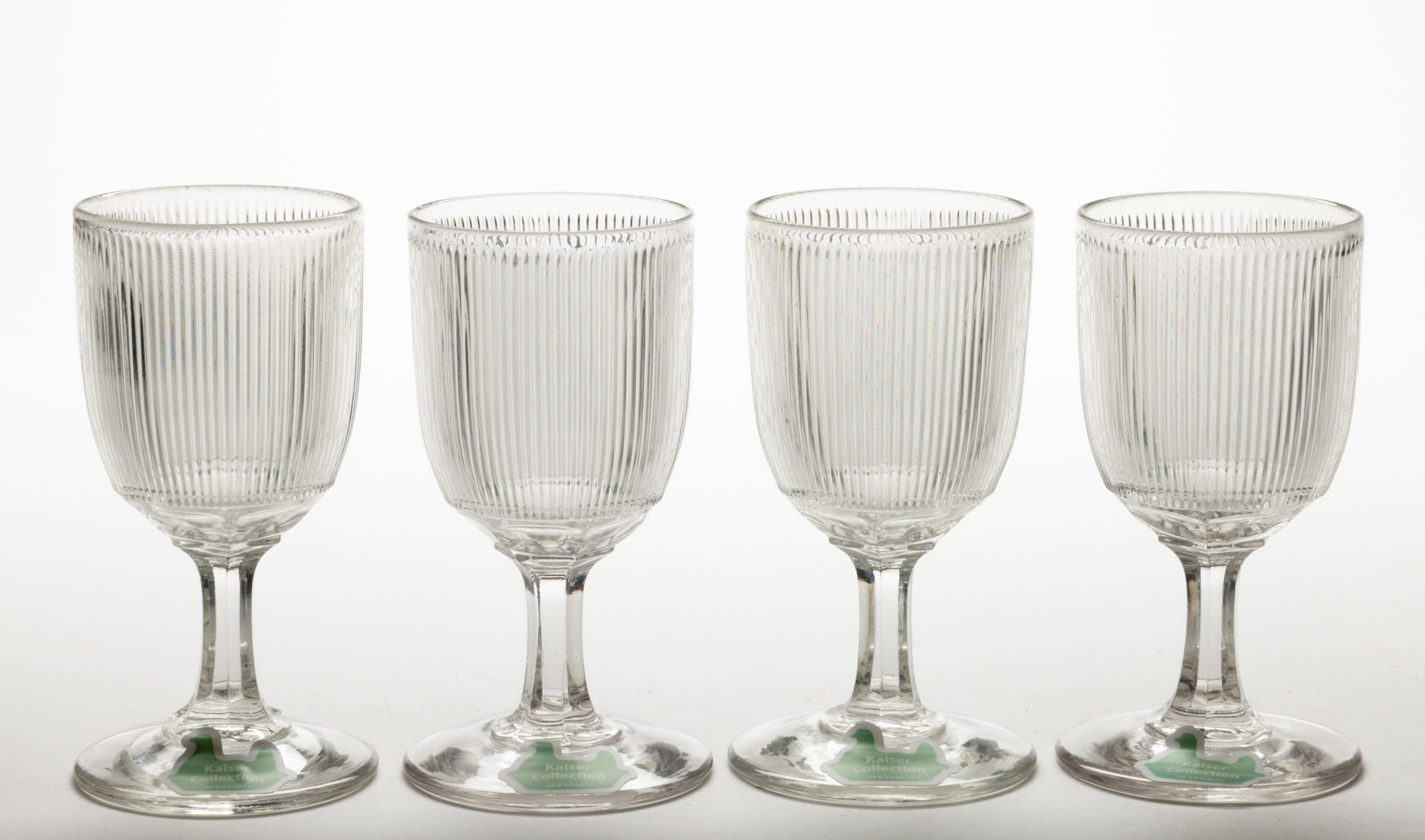 FINE RIB / REEDED (OMN) CHAMPAGNES, LOT OF FOUR,