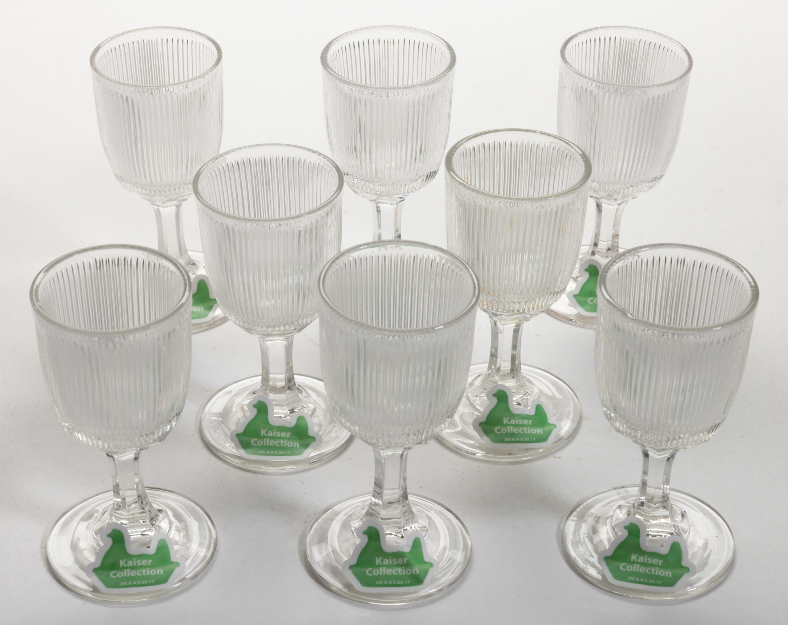FINE RIB / REEDED (OMN) WINES, LOT OF EIGHT,