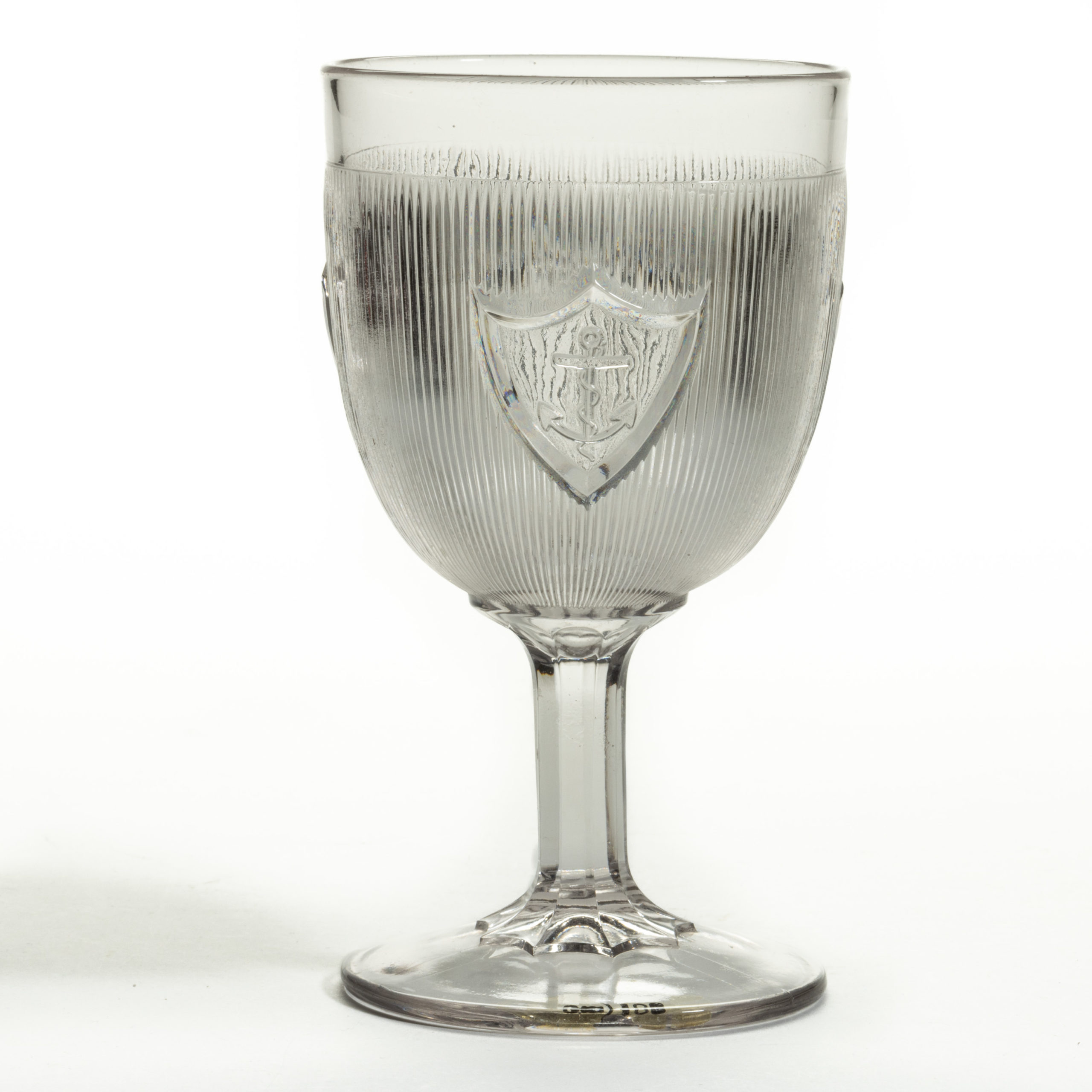 RHODE ISLAND / SHIELD AND ANCHOR GOBLET,
