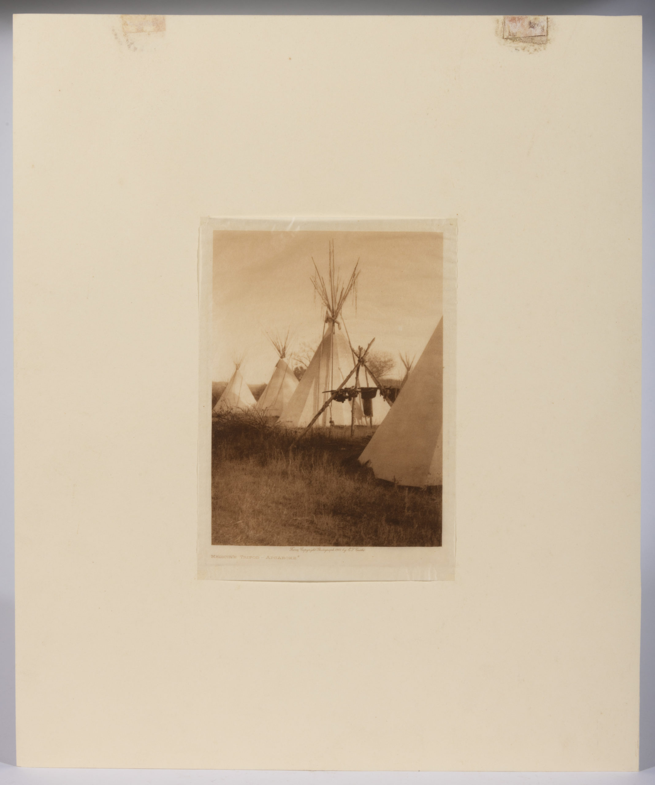 EDWARD CURTIS (AMERICAN, 1868-1952) NATIVE AMERICAN PHOTOGRAVURE,