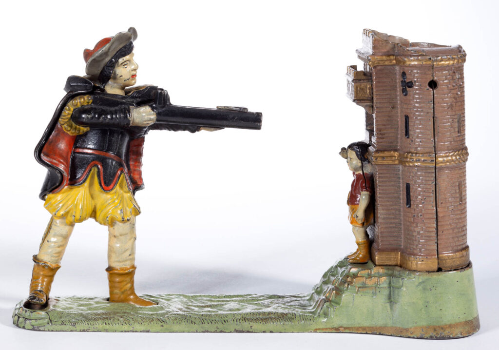 WILLIAM TELL CAST IRON MECHANICAL BANK
