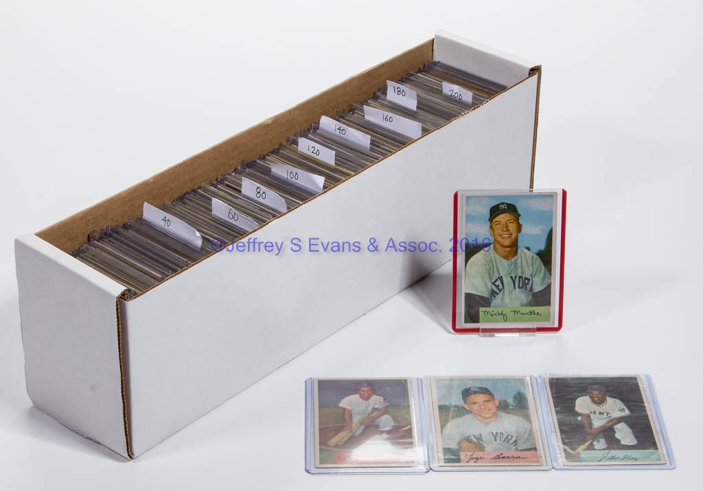 BOWMAN 1954 BASEBALL CARDS, COMPLETE SET