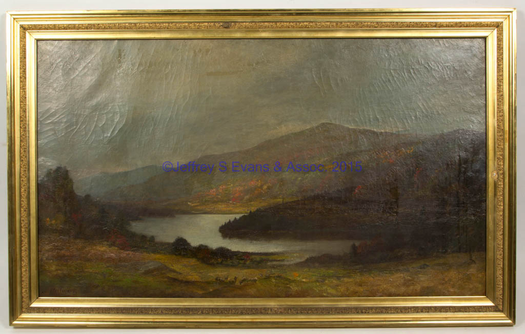 DANIEL F. WENTWORTH (AMERICAN, 1850 – 1934) LANDSCAPE PAINTING