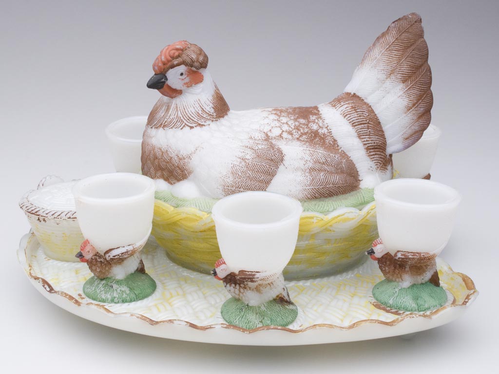 VALLERYSTHAL HEN ON NEST BREAKFAST SET