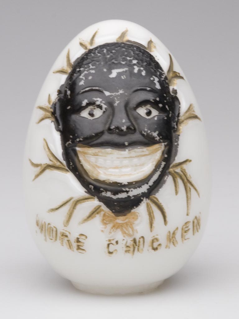 BLACK AMERICANA EMBOSSED EGG